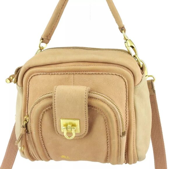 Jill By Jillstuart 2way Shoulder Bag Bicolor Pink Beige Authentic Used F1579 - Picture 1 of 10